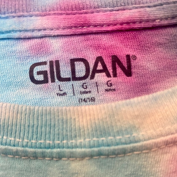 Gildan Tie Dye T-Shirt Youth L (14/16) - Picture 2 of 4